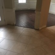 Tile and wood flooring to be removed