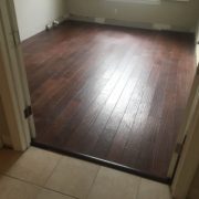 Wood flooring to be removed