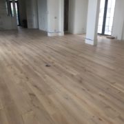 Engineered French Oak flooring installed