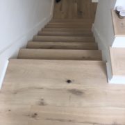 Engineered French Oak flooring installed