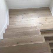 Engineered French Oak landing and stair treads