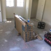 Equipment and material to start French Oak flooring installation