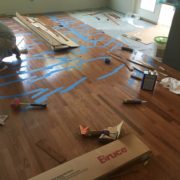 Installing solid Red Oak flooring