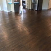 Stained and finished Red Oak flooring