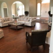 American Walnut flooring installed