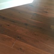 American Walnut flooring installed