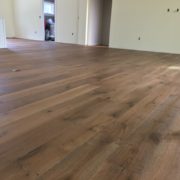 Aged and smoked French Oak flooring
