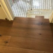 Aged and smoked French Oak flooring