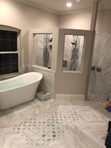 Finished remodeled bathroom