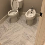 Finished remodeled bathroom