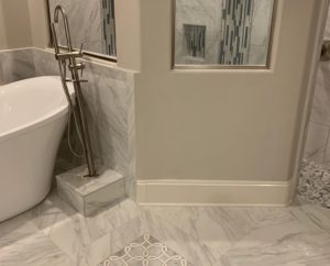 Finished remodeled bathroom