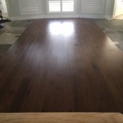 Installing American Walnut flooring