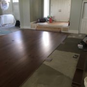 Installing American Walnut flooring