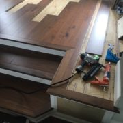 Installing American Walnut flooring