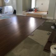 Installing American Walnut flooring