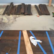 Installing engineered Hickory hardwood flooring