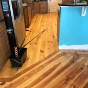 Refinished Heart Pine floor