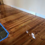 Refinished Heart Pine floor