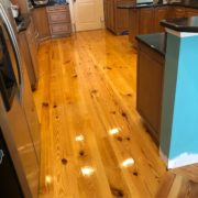 Refinished Heart Pine floor