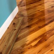 Refinished Heart Pine floor