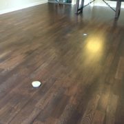 Match stained and finished White Oak flooring