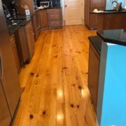 Refinishing Heart Pine floor