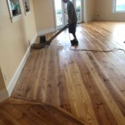 Refinishing Heart Pine floor