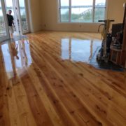 Refinishing Heart Pine floor