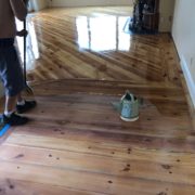 Refinishing Heart Pine floor