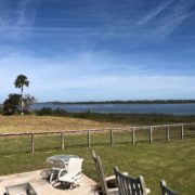 View of Intracoastal Waterway from back yard of client's home.