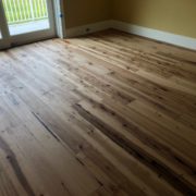 Hickory hardwood flooring installed