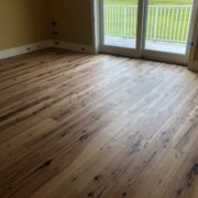 Hickory hardwood flooring installed