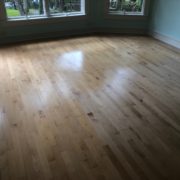 Sanding and hand scraping Maple floor