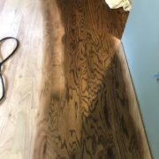 Applying Bona stain to Red Oak flooring