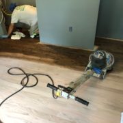 Applying Bona stain to Red Oak flooring