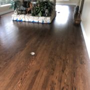 Finished Red Oak flooring