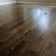 Finished Red Oak flooring