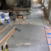 Installing Red Oak flooring