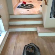 Sanding Red Oak hardwood flooring