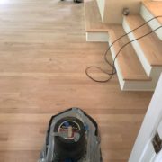 Sanding Red Oak hardwood flooring