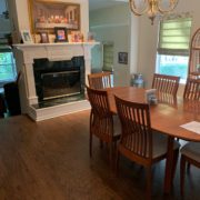 Stained, finished Red Oak floor