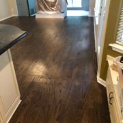 Stained Red Oak hardwood flooring