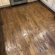 Stained Red Oak hardwood flooring