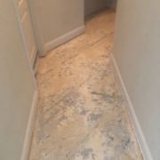 concrete slab - old flooring removed