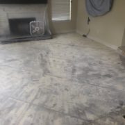 concrete slab - old flooring removed