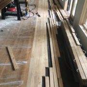 Installing unfinished white oak flooring