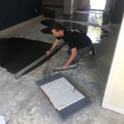 leveling slab for wood flooring installation