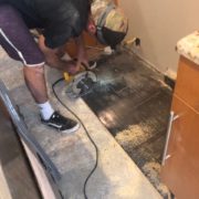 removing old wood flooring