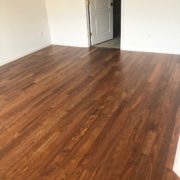 Caribbean rosewood flooring - living room