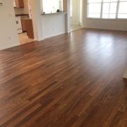 Caribbean rosewood flooring - living room